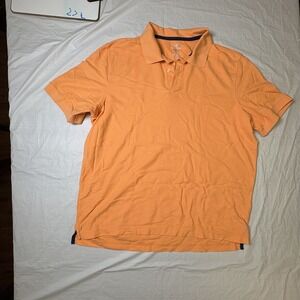 Croft & Barrow mens short sleeve polo size Extra Large orange